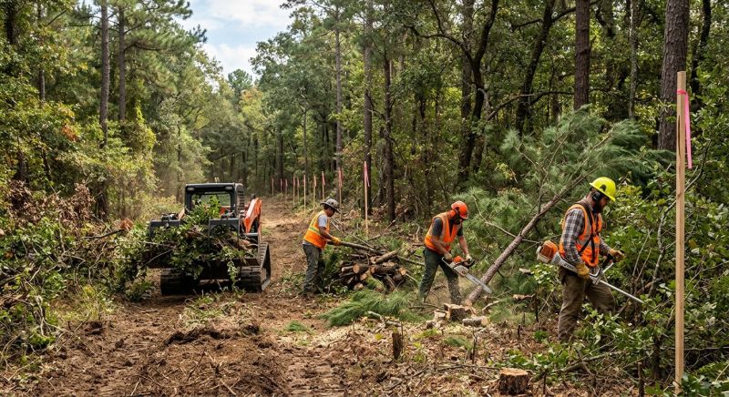 Lakefront Property Clearing in Gwinnett County, GA
